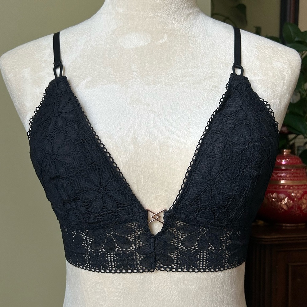 Aerie Black Lace Bralette